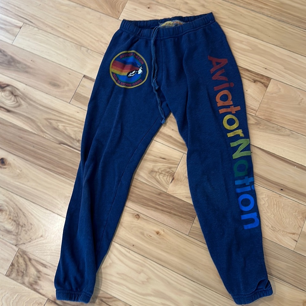 Aviator Nation Navy Sweatpants size XS